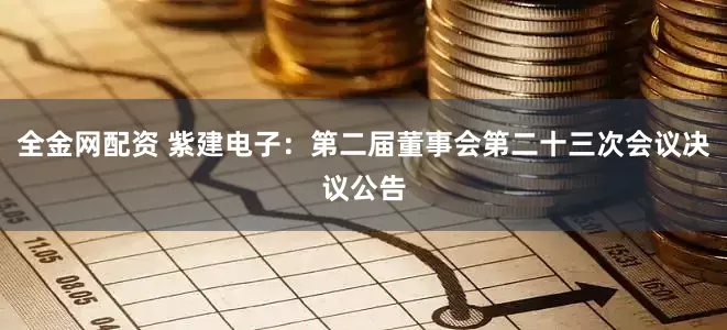 全金网配资 紫建电子：第二届董事会第二十三次会议决议公告